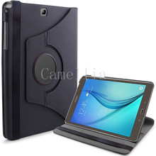 Для Samsung Galaxy Tab 9.7, искусственная кожа 360 вращающийся стенд Смарт чехол для Samsung Galaxy Tab 9.7-дюймовый SM-T550 Tablet