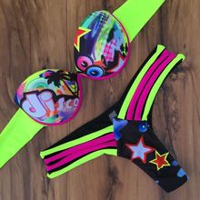 New Arrival Suittop 2015 Bikini Set bikini push up Padded Bra Biquini Swimsuit Bathing Suit Swimwear