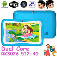 2014 Kids Dual Core Tablet PC with Educational Apps Kids Mode 7 inch Android 4.2 Capacitive Screen Dual Camera wifi for children