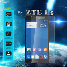 0.26mm Ultra-thin Quality Explosion-proof LCD Tempered Glass Film for ZTE Blade L3 L2 PLUS Screen Protector free shipping