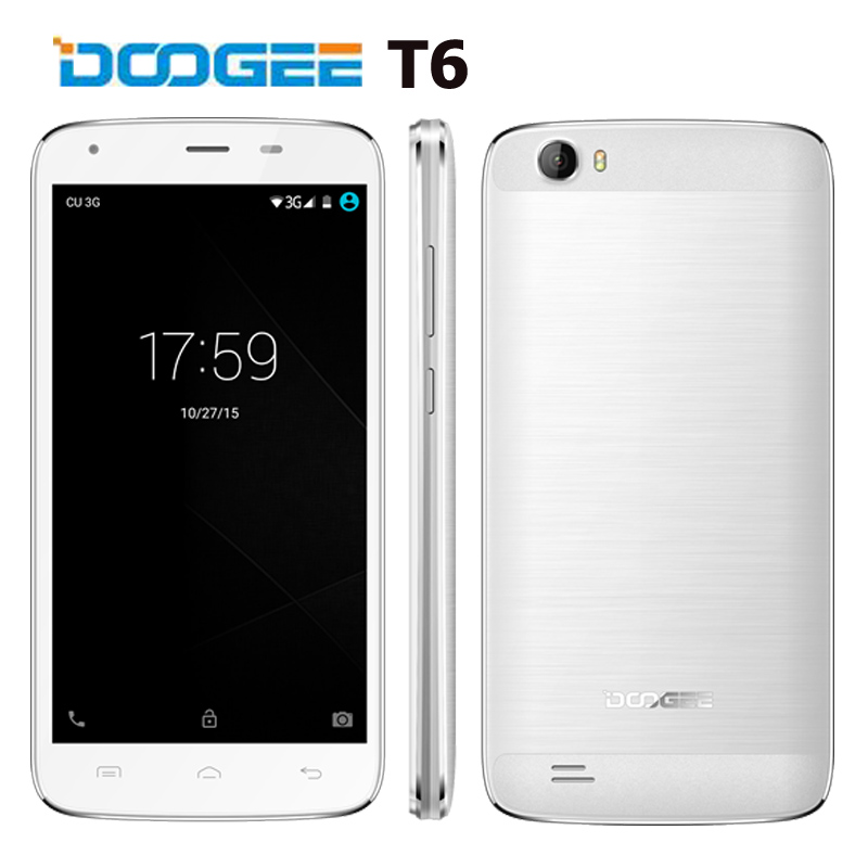 Presell 4G LTE Smartphone 6250mAh Battery DOOGEE T6 5 5inch HD Android 5 1 MTK6735 Quad