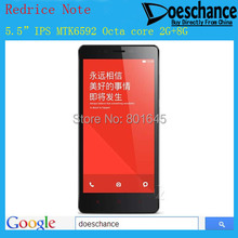 Original Xiaomi Redmi Note 4G LTE WCDMA Mobile Phone Red Rice Note Hongmi Qualcomm Quad Core 5.5″ 1280×720 2GB RAM 8GB ROM 13MP