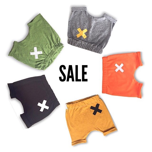 cross pattern children nununu baby harem shorts summer ...