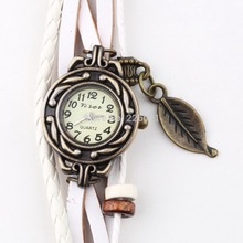 Brand New 1Pcs Watch Leaf Bracelet Watch Quartz Movement Wrist Watch Girl Women Drop Shipping Wholesale