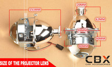 2014 New 3 Inches WST Bi Xenon Projector Lens Using H1 xenon lamp Easy Install for