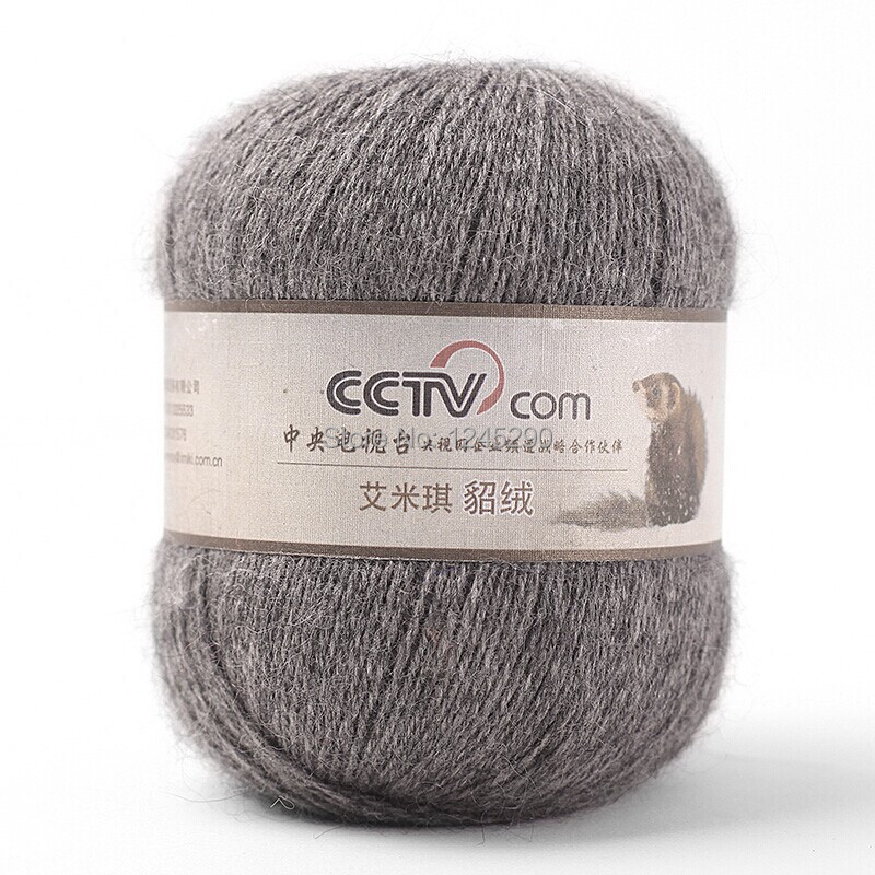 High Quality 100% Cashmere yarn Fall and Winter  Warm  wool  thread for crochet hand Knitting  Free Shipping 300g/lot(50g/skein)