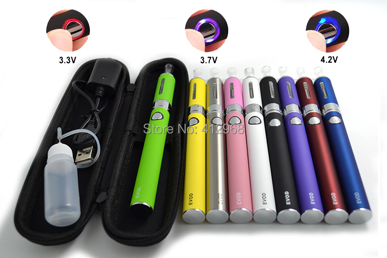 EVOD MT3 Kits with MT3 Atomizer Electronic Cigarettes 650 900 1100mah Adjustable voltage Battery E cigarette