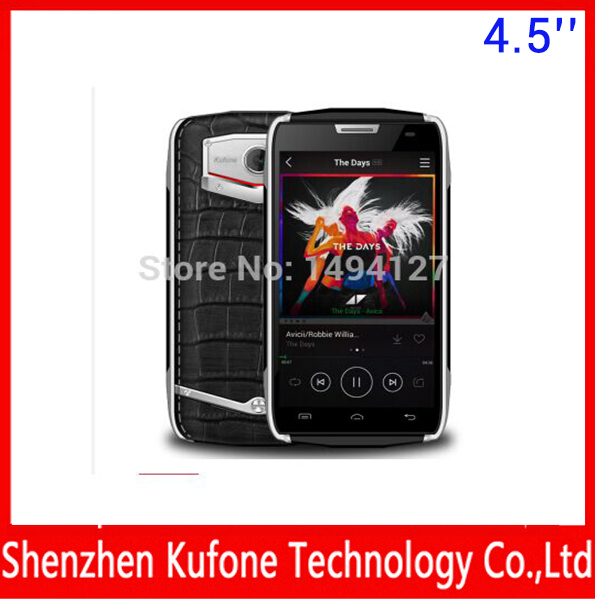 Kufone U1 Quad Core Dual SIM Cards Waterproof IP67 Cell Phone 1 3GHz 1GB 8GB 4000MAh