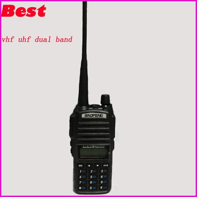 HOT! Walky Talky Professional 10km Walkie Talkie Vox with Double PTT CB Ham Portable Radio Station Handy Radio Vhf Uhf Dual Band (7)