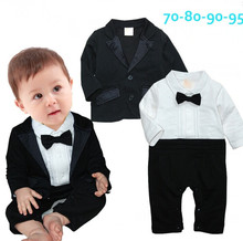 Baby Romper New Baby boys Romper Gentleman modelling infant long sleeve climb clothes kids body suit