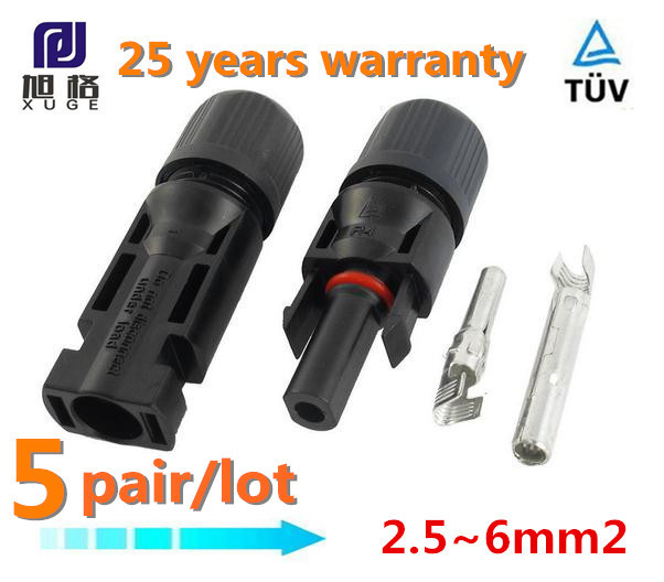 5 Pairs MC4 Connector male and female MC4 Solar Panel Connector used for Solar Cable 2