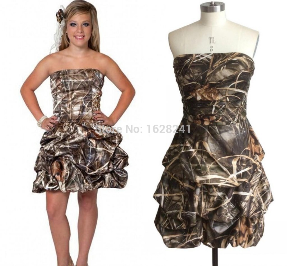 Camo Wedding Dresses Informal Fashion Dresses