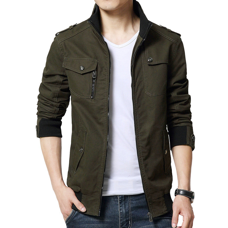men jackets men casual jacket brand jacket Interoperability with 2015 new men's jacket lapel fashion casual cotton washed jacket