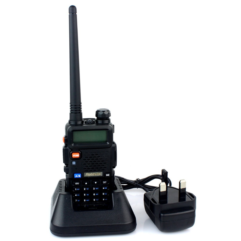 5  DTMF      Retevis RT-5R 128CH UHF VHF     VOX FM RadioA7105A