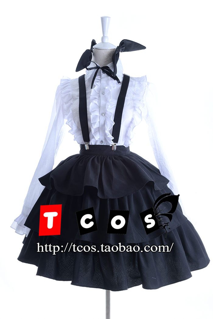 Date A Live Cosplay Efreet Itsuka Kotori Lolita Women's Dress School Uniforms Gothic Costume