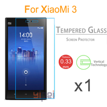 Toughened Protective Premium Tempered Glass Screen Protector Guard Film For Xiaomi 3 Mi3 M3