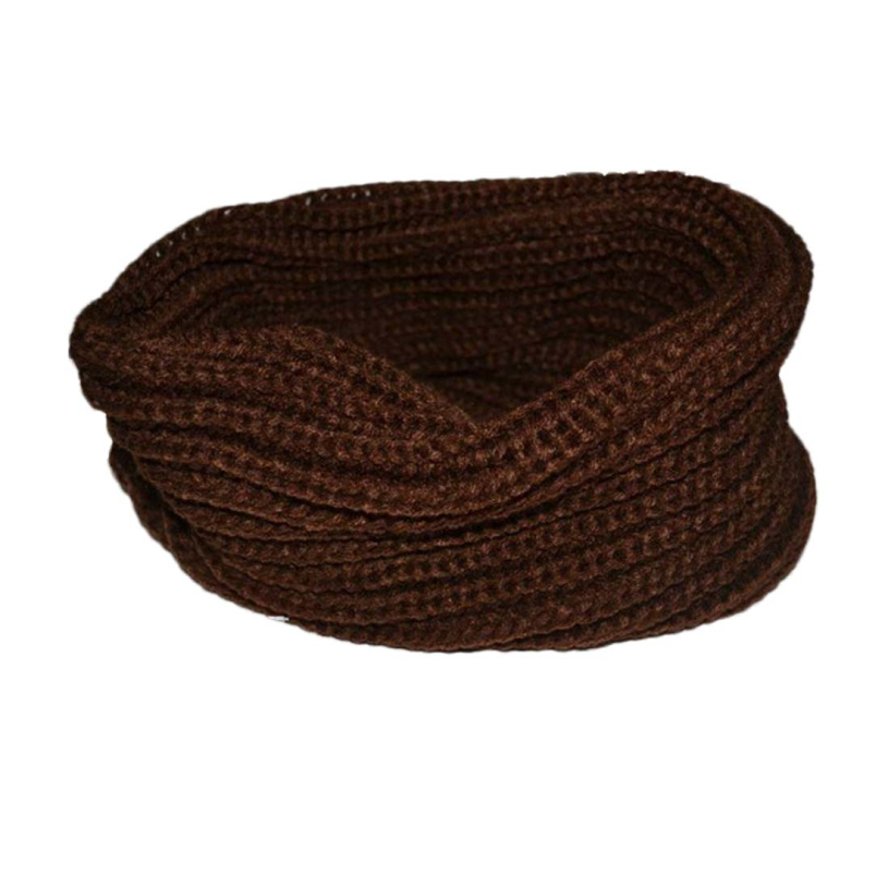 Brand new 2015 Fashion Warm Knit Neck Circle Ring Wool Blend Cowl Snood Scarf For women