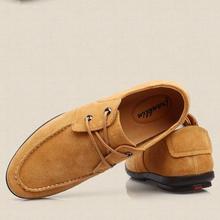 Men Handmade Genuine Leather Business Casual Soft Flats Driving Shoes Brand Fashion Sneakers For Men Flats