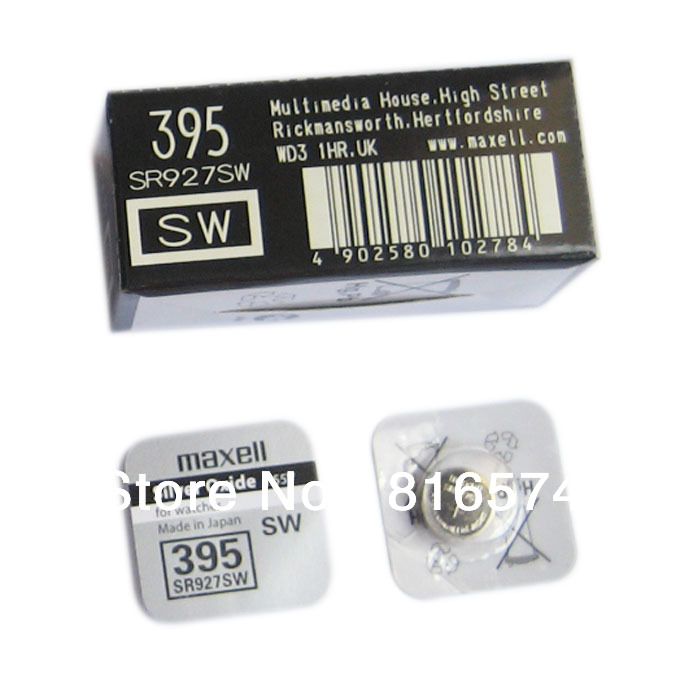 10pcs lot maxell silver oxide battery 395 sr927sw 395 1 55v battery make in jpg 10pcs lot maxell silver oxide battery 395 sr927sw 395 1 55v battery make in jpg