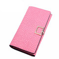 Fashion Luxury Long Wallet Women 2016 New High Quality Currency Clip Delicate Stone print Solid Color