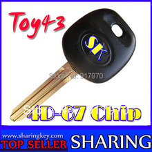 (10pcs/lot )For NEW 03-10 TOYOTA Avalon Camry Corolla Replacement Transponder KEY