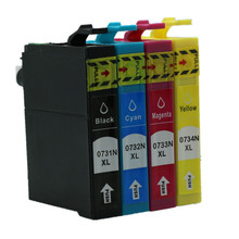 20 PCS 5 SET T0731N T734N T073N T1051 T1054 with chip compatible inkjet Ink cartridges for epson Stylus TX121/C79/C92/CX3900