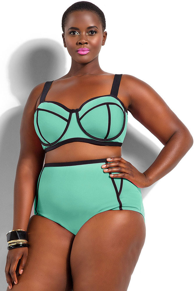 new 2015 women Summer Beach bikinis set Plus Size ...
