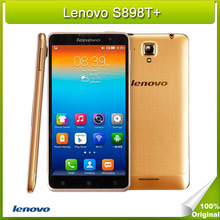 Original Lenovo S898T+ 16GB ROM 2GB RAM MTK6592 Octa Core 1.4GHz 5.3 inch Android 4.2.2 IPS Screen Smart Phone GSM Network Gold