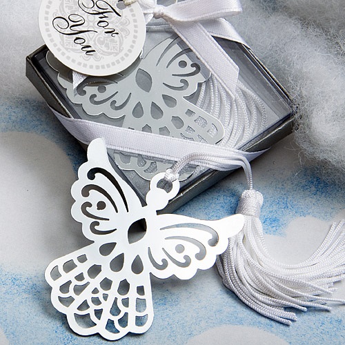wedding favor gift and giveaways for guests--Book Lovers Collection Angel Bookmark baby shower birthday party favors 100pcs/lot