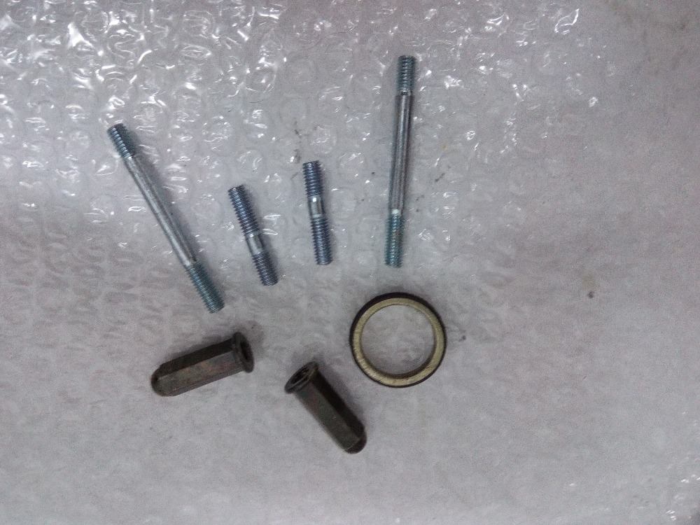 Chinese Scooter Exhaust Studs Nuts Gasket Set For font b GY6 b font 50CC 125CC 150CC