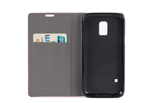  Hit Color Case for Samsung Galaxy S5 mini G870A G870W SM G800 Flip Leather Case