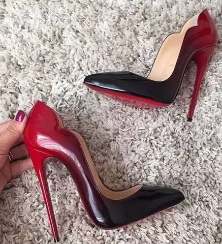 inexpensive red bottom heels