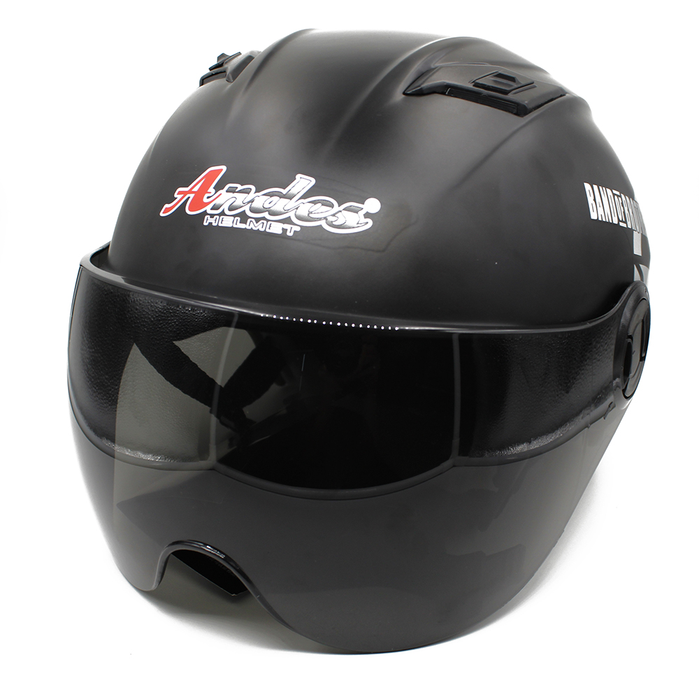 Motorcycle Helmet Half Open Face Adjustable Size Protection Gears Head