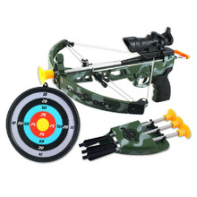 Free shipping Children Boys Bow and arrow set Classic Outdoor shooting toys Plastic Kids archery shooting with chuck