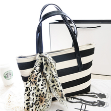 2015 New Casual Tote Bags Women Handbags Female Crossbody Bags All match Chic Girls Handbags stripe