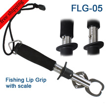 Negro Fish Lip Grabber Tackle gatillo Gripper Grip Clip pesca Tool Gear accesorios con báscula de peso