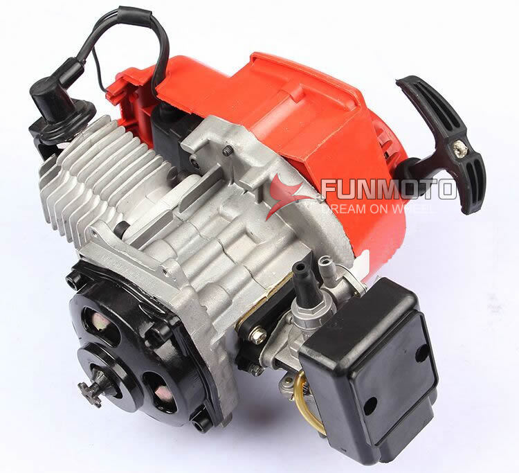 49cc engine with plastic pull stater of mini dirt bike for kids moto brand name KXD