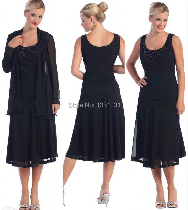 Tea Length Mother Of The Bride Dresses Plus Size Godmother Dress For Party 2015 New Arrival 9398