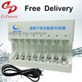 LDZK smart lithium ion battery charger universal portable battery charger AA lithium ion battery of high