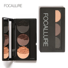 MYBOON eyebrow powder 3 Colors Eye brow Powder Palette Waterproof and Smudge Proof With Mirror and Eyebrow Brushes Inside