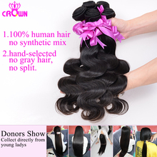 Rosa Hair Products Malaysian Body Wave 3pcs 6A Unprocessed Malaysian Virgin Hair Human Hair Weave Soft