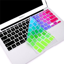 for Apple Macbook Keyboard Cover 13″ 15″ 17″ Cute Color Laptop Keyboard Stickers US&EU Version Silicone Skin Protector Covers