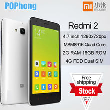 J Original Xiaomi Redmi 2 Red Rice 2 4G LTE mobile phone 4 7 Inch 1280x720px