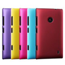 Free Shipping High Quality Rubber Matte Hard Back Case for Nokia Lumia 520 525 Colorful Frosted