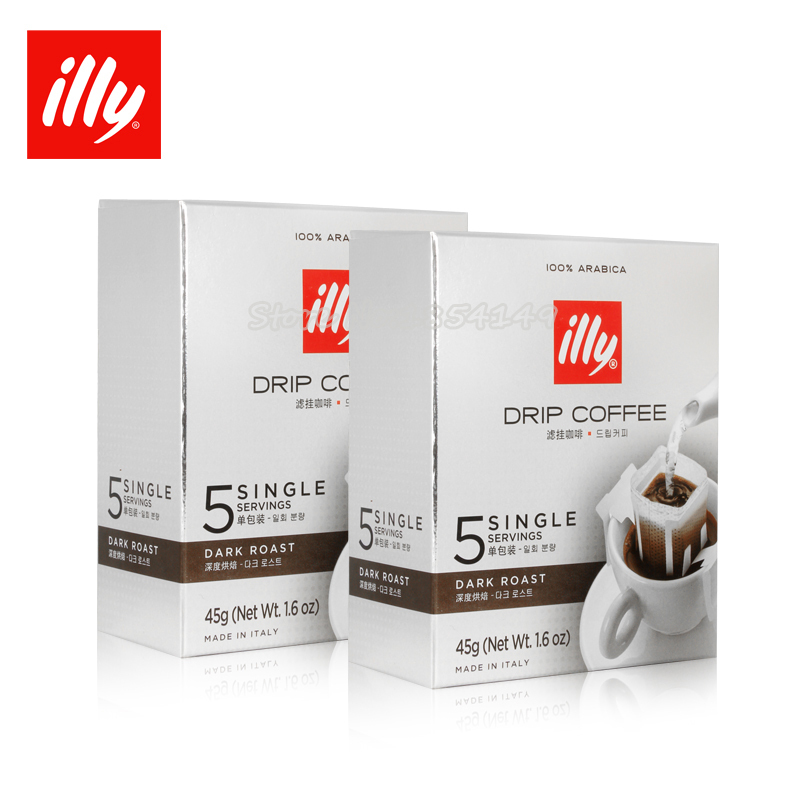 2015 Italy Coffee 2pcs Imported with Original Packaging Hanging Ear Type Follicular Coffee 90g Deep Roast