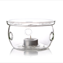 Heatresisting herbal tea set glass tea set pot teapot cup set glandes Pot circular base 4