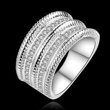 Wholesale 925 jewelry silver plated ring, 925 jewelry silver plated fashion jewelry, Bulgary Ring SMTR659
