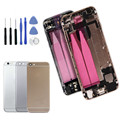 For iPhone 6 Middle Frame Full Back Housing Battery Door Cover Assembly With Flex Cable Free