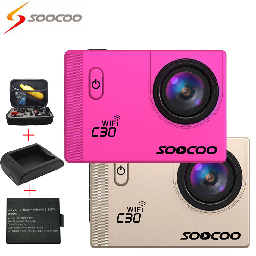 [ +   + ] SOOCOO C30 4  Wi-Fi       (70-170  2.0 LCD  deportiva Cam