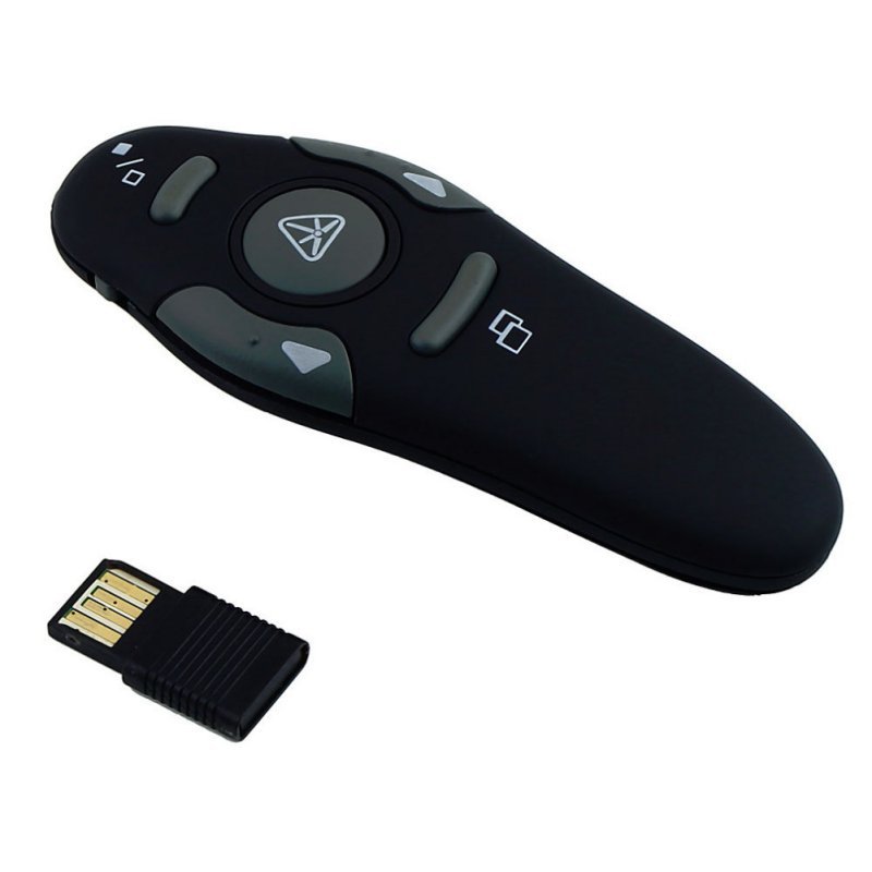 2 4GHz USB Wireless Presenter with Red Laser Pointers Pen RF Remote Control PowerPoint PPT Presentation